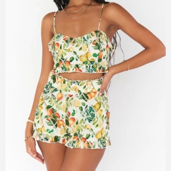Show Me Your MuMu Tops - Nwt Show Me Your MuMu Take Me Away Top in Citrus in Georgia